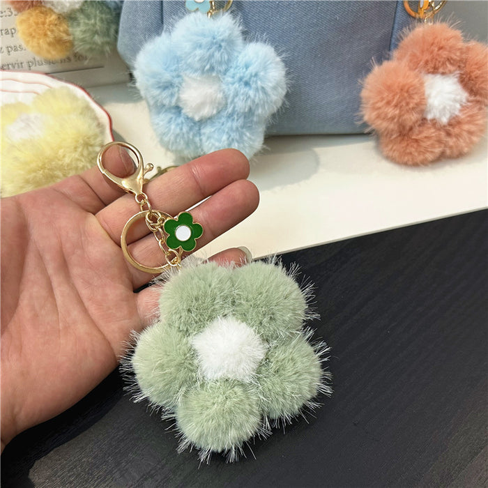 Wholesale Sakura Fur Ball Keychain JDC-KC-KaiY013