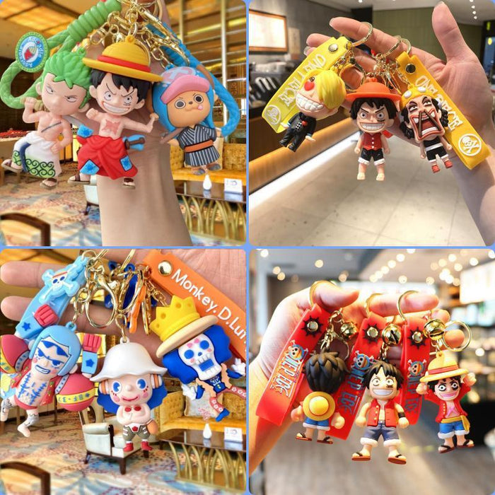 Wholesale Silicone Cartoon Doll Keychain JDC-KC-MingT230