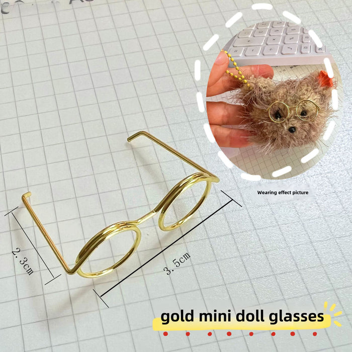 Wholesale Wire black mini glasses small eye frame twist stick