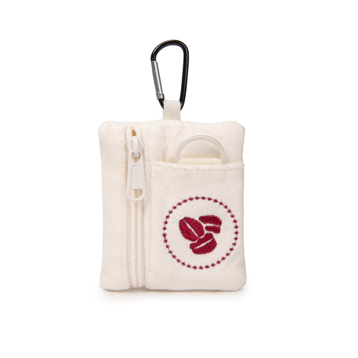 Wholesale Plush Storage Bag with Lanyard for Girls Mini Headphone Bag Coin Key Coin Purse