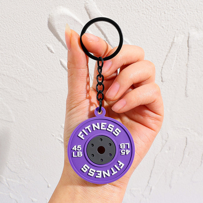 Wholesale Creative Mini Dumbbell Keychain