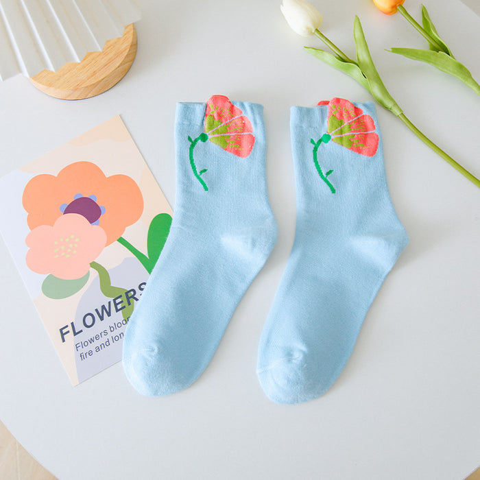 Wholesale Socks for children, pure cotton short socks, summer thin, versatile, anti odor, white, low cut