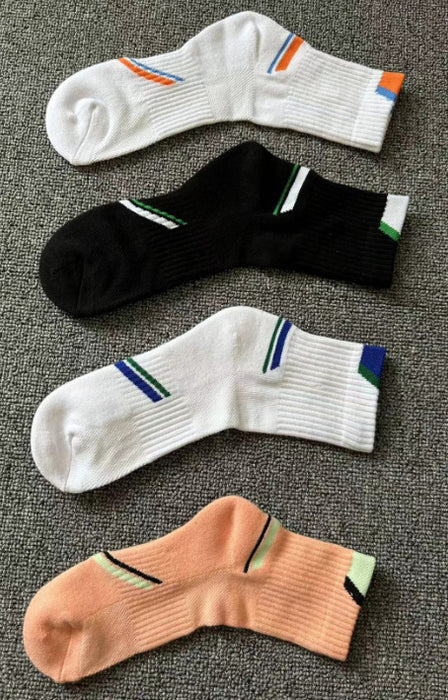 Wholesale Mid length socks, combed cotton warm loop socks, solid color basic style, comfortable sports socks, basketball socks