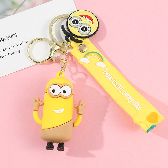 Wholesale Cartoon Silicone Doll Keychain JDC-KC-QiChao043