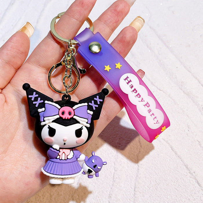 Wholesale Halloween Cartoon Silicone Doll Keychain JDC-KC-QiChao055