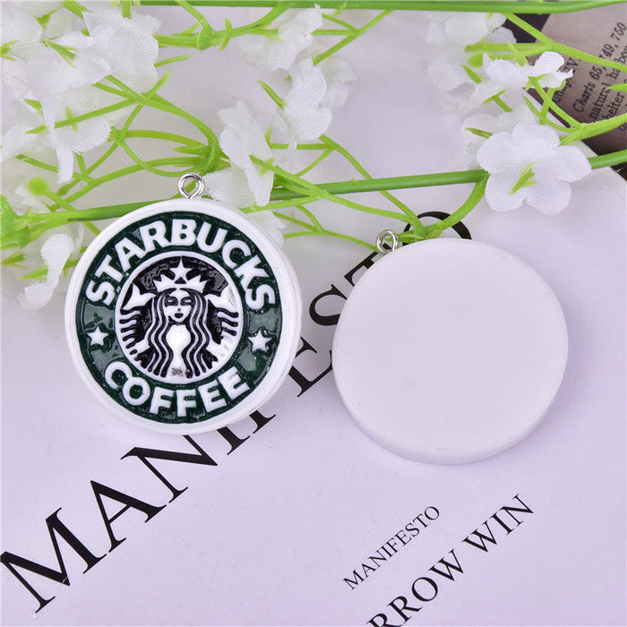 Wholesale 10PCS Stereo Coffee Resin Accessories JDC-BDS-KeJin003