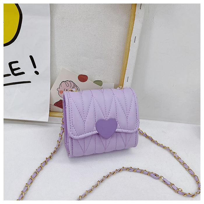 Wholesale Children's bags girls crossbody shoulder bags little girls mini chain bag parent-child coin purse