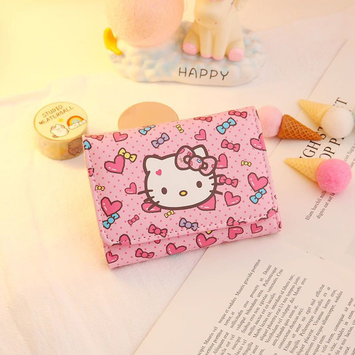 Wholesale Cute Cartoon Girly Foldable Coin Purse Wallet