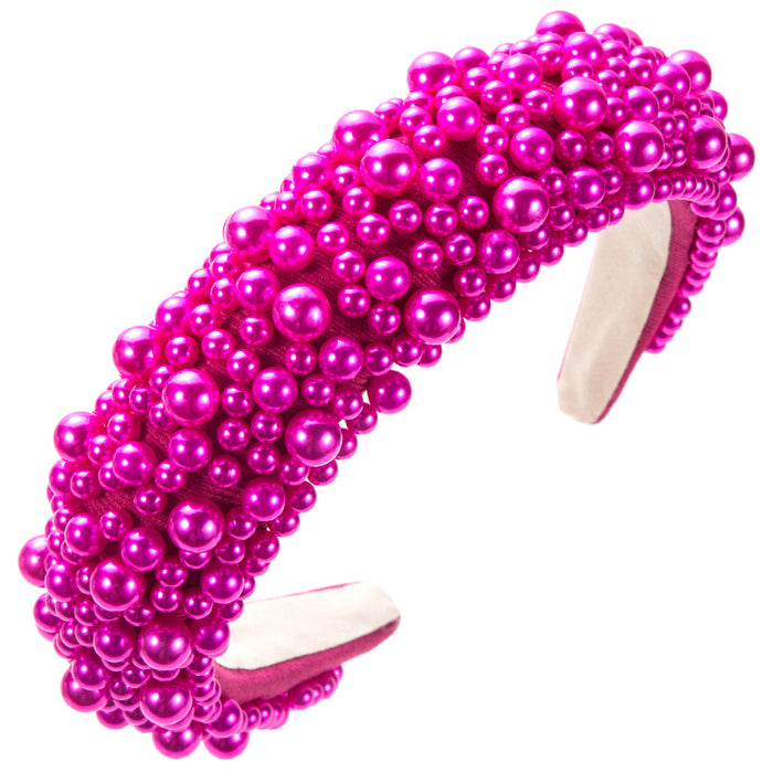 Wholesale Valentine' s Day headband with colorful beads