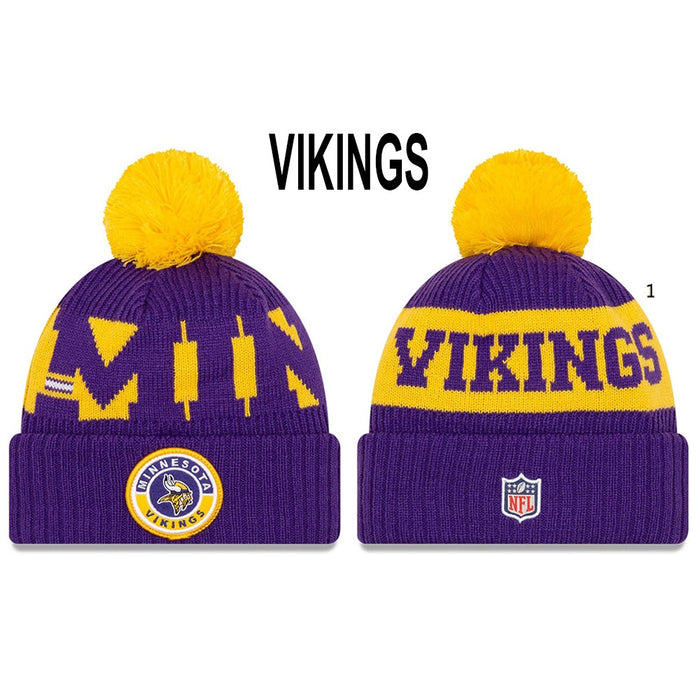 Wholesale Wool Knitted Hat Rugby Game Hat Sports Big Letter Warm Hat