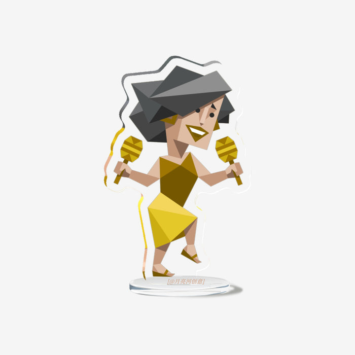 Wholesale Classic Figure Sandwich Acrylic Keychain Vertical