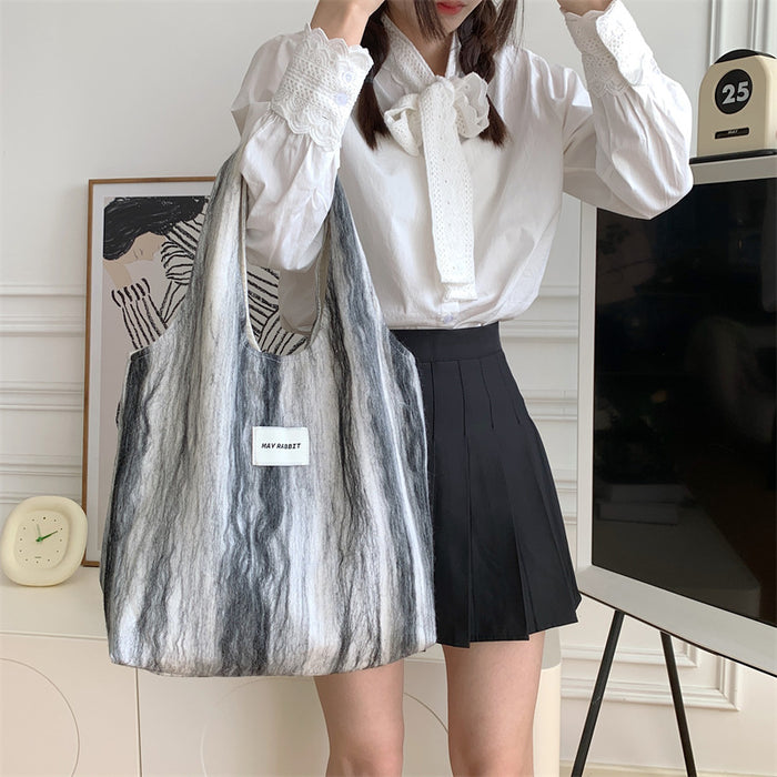 Wholesale Shoulder bag, casual large capacity portable shopping bag