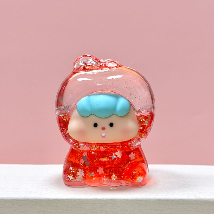 Wholesale Luminous Quicksand Fruit Girl Personalized Hand-made Desktop Ornaments Blind Box Blind Bag