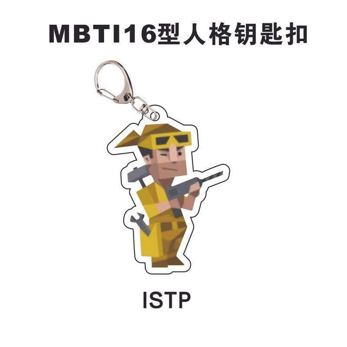 Wholesale Classic Figure Sandwich Acrylic Keychain Vertical