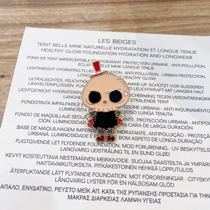 Wholesale Cartoon brooch cute rabbit metal badge student bag clothes creative accessories