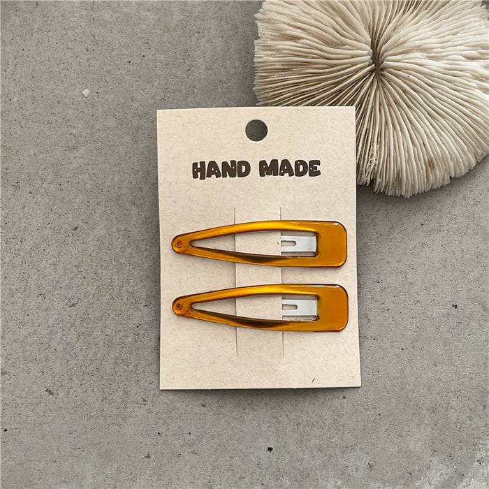 Wholesale New colored oil droplet bangs clip