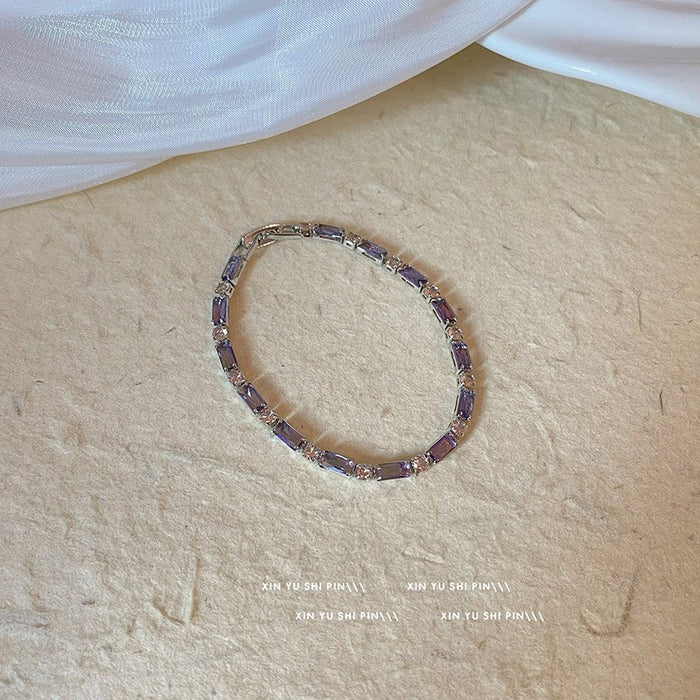 Wholesale Purple bracelet with multiple layers of layering, colorful, sweet, exquisite and versatile accessories