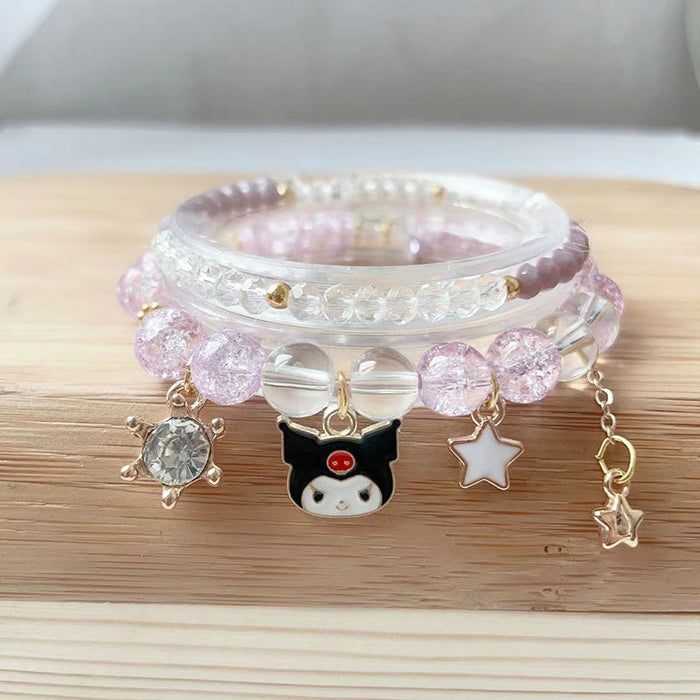 Wholesale Popcorn Beads  Crystal Bracelet Cute
