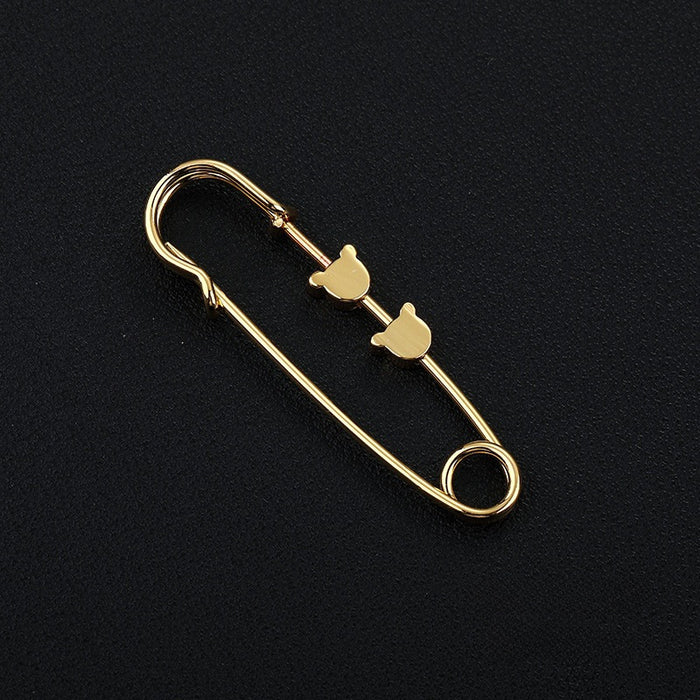 Wholesale High end pin with metal fixation, clothing clip, waistband, and high-end pants accessories