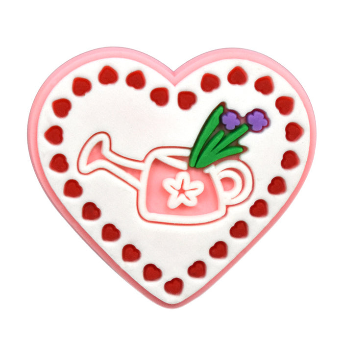 Wholesale Random 100pcs Valentine's Day Love Cartoon Crocs Shoe Buckle JDC-SC-XiaoY002