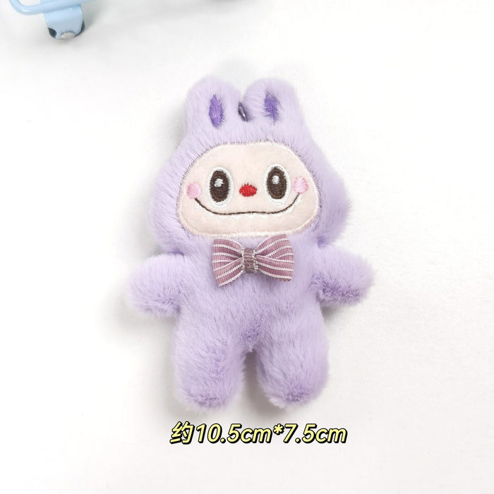 Wholesale Cute Cartoon Doll Squeaky Plush Pendant Keychain Bag Accessories Small Gift