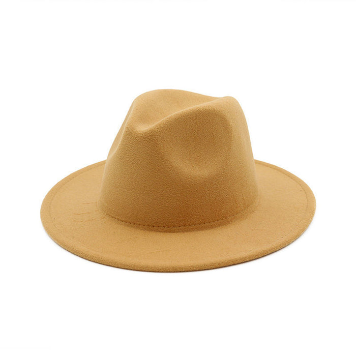 Wholesale Woolen top hat, retro light plate felt hat