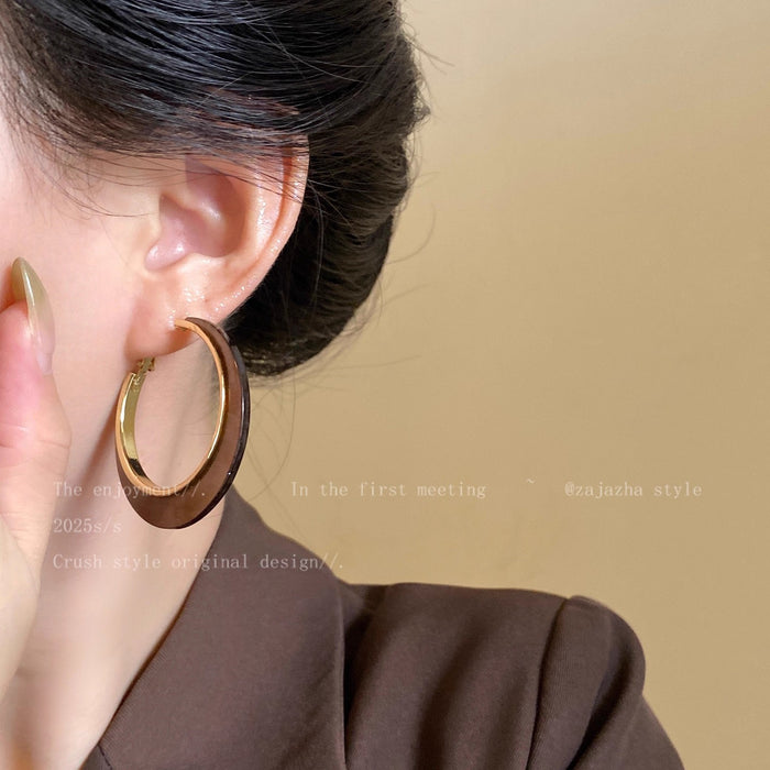 Wholesale Personality Large Hoop Earrings