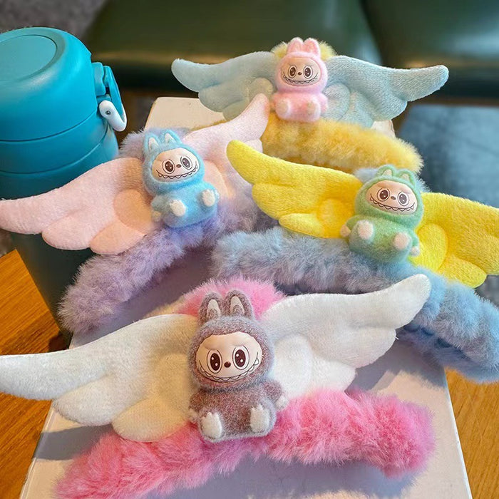 Wholesale Cartoon Cute Plush Clip Little Girl's Hair Shark Clip Hairpin Headwear