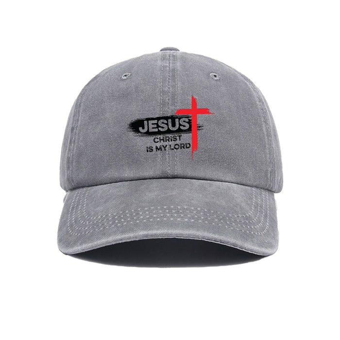 Wholesale New washed vintage letter duckbill cap with soft top and retro baseball cap for sun protection