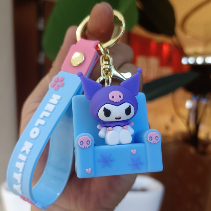 Wholesale PVC Cartoon Doll Keychain JDC-KC-KuangK006