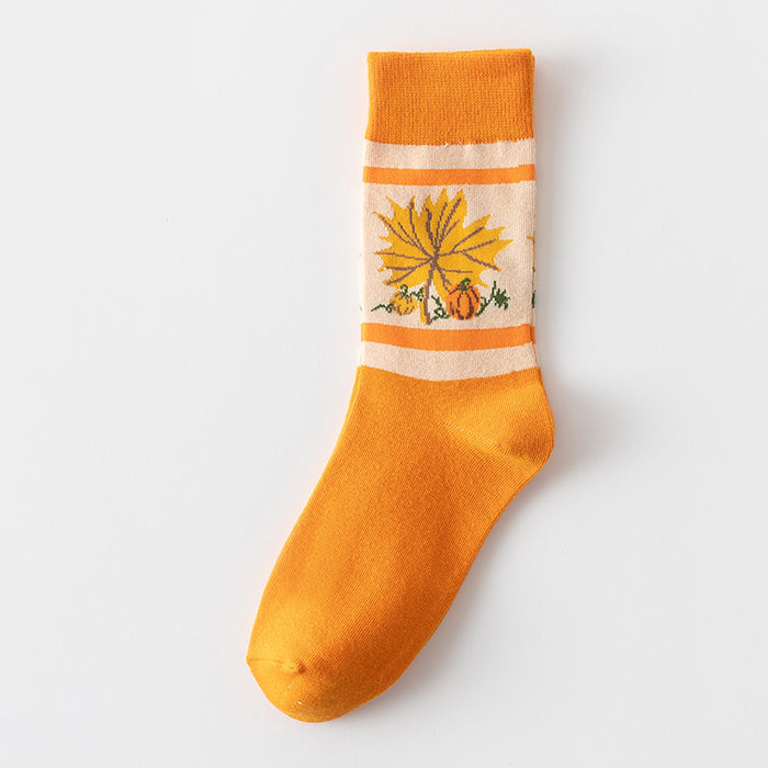 Wholesale Trendy mid tube cotton socks, street style long socks