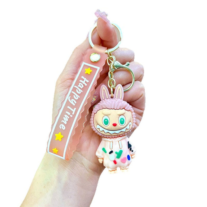 Wholesale Cartoon Plush Little Sheep Keychain Doll Car Couple Bag Pendant