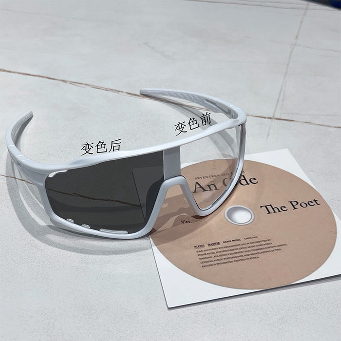 Wholesale New hiking and cycling sunglasses, windproof and sand resistant sports goggles, versatile and personalized color changing glasses