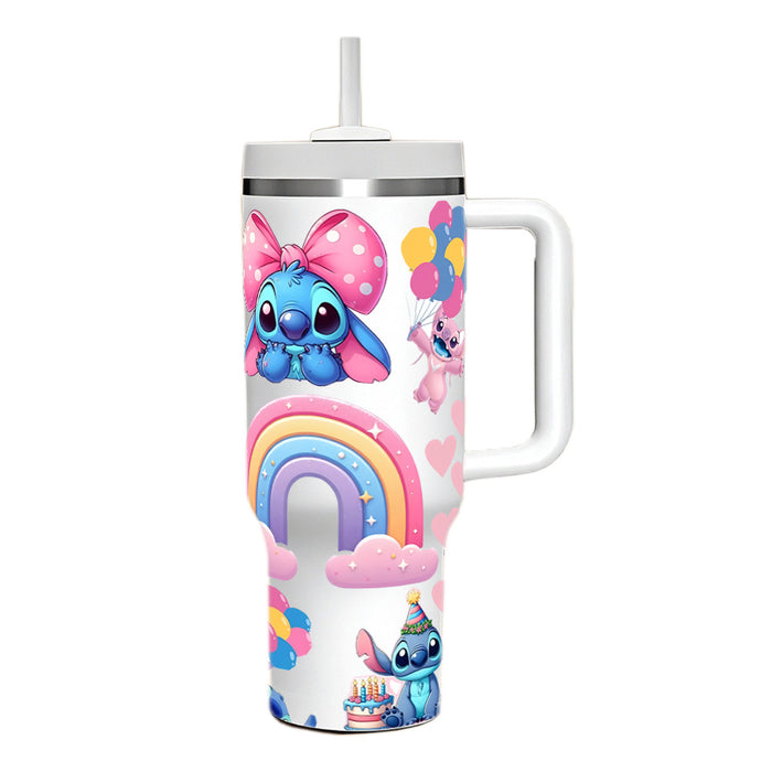 Wholesale Cartoon Character 40OZ Stainless Steel Insulated Ice Bullies Cup with Handle