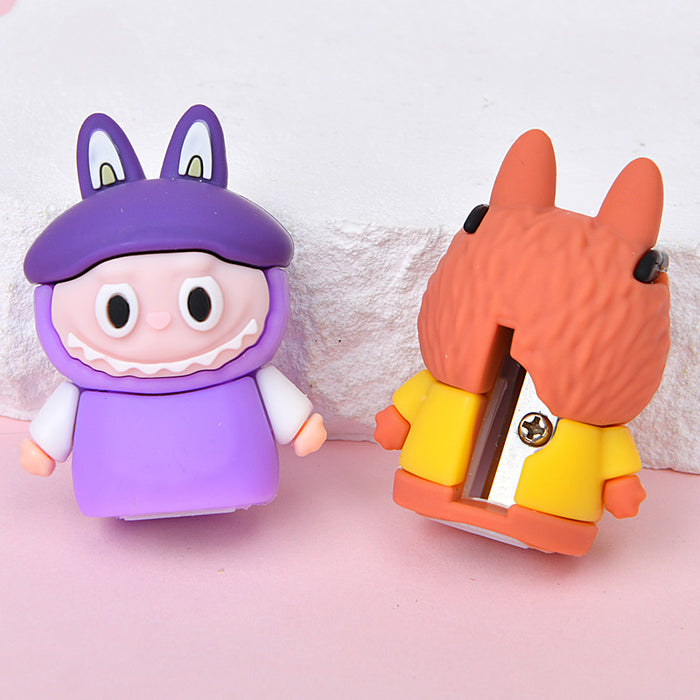 Wholesale Creative cute cartoon student pencil sharpener pencil sharpener stationery prizes