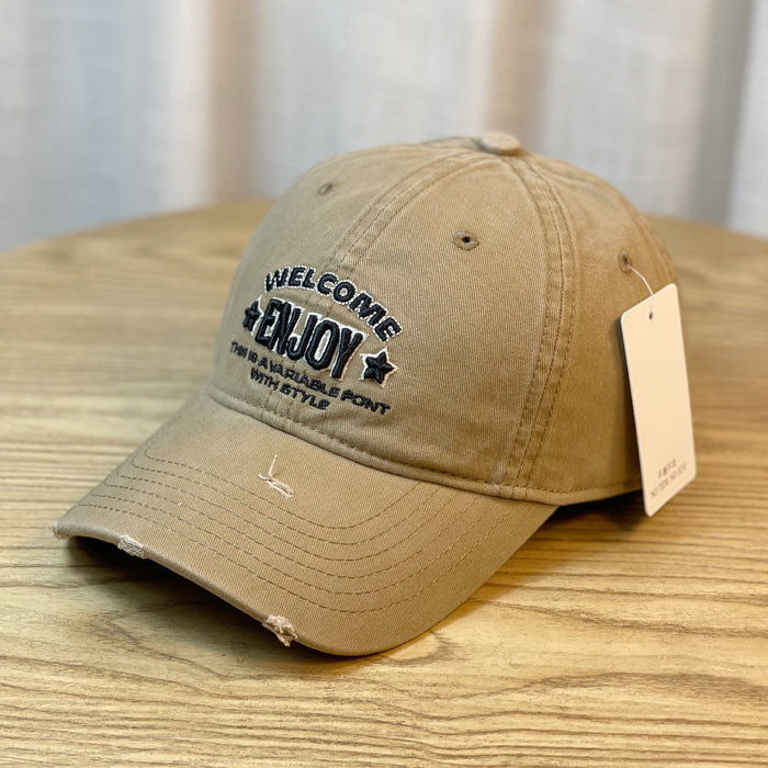 Wholesale three-dimensional embroidered letters baseball cap children's sunshade cap small face