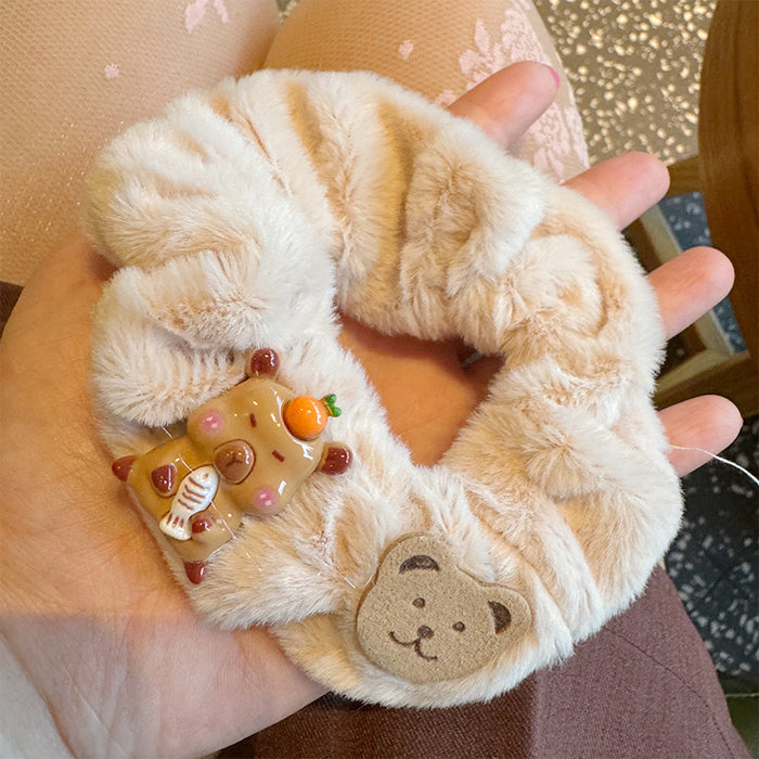 Wholesale Cartoon Animal Hair Scrunchies