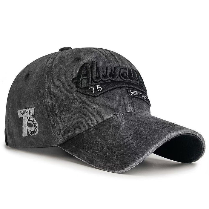 Wholesale 3D Embroidered Letter Baseball Cap Washable Cotton Adjustable Trendy Street Style Hat