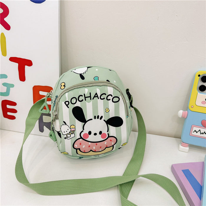 Wholesale Children's crossbody bag cartoon cute chest bag for outdoor leisure, lightweight single shoulder coin purse