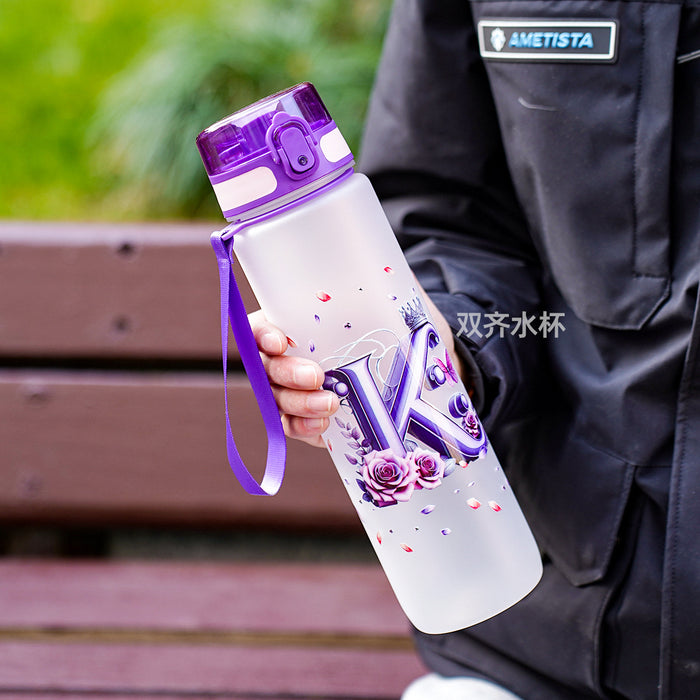 Wholesale Simple letter water bottle