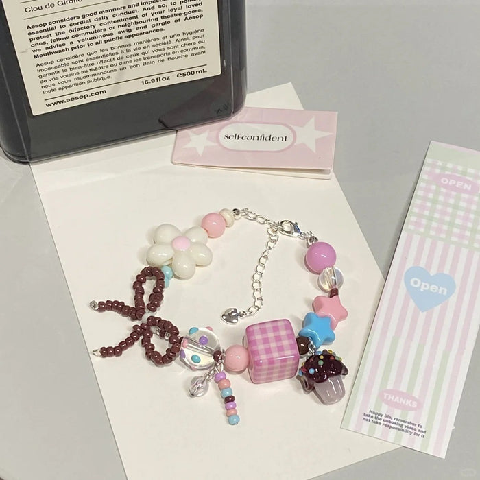 Wholesale Stacked Hand String Round Bead Zirconia Elastic Rope Versatile High Beauty Clavicle Chain