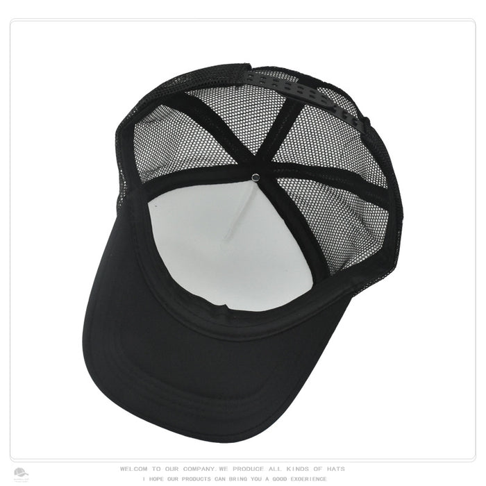 Wholesale Printed baseball cap summer net cap outdoor sunscreen sunshade driver cap