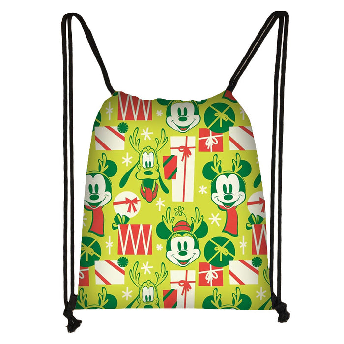 Wholesale Outdoor Portable Cute Cartoon Printed Drawstring Bag JDC-BP-Changs005