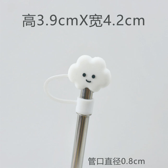 Wholesale 8mm Large Diameter Straw Cap Dropping PVC Straw Dust Cap Universal Straw Dust Stopper