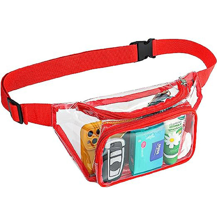 Wholesale PVC Waterproof Transparent Sports Waist Bag Messenger Bag JDC-SD-DongY001