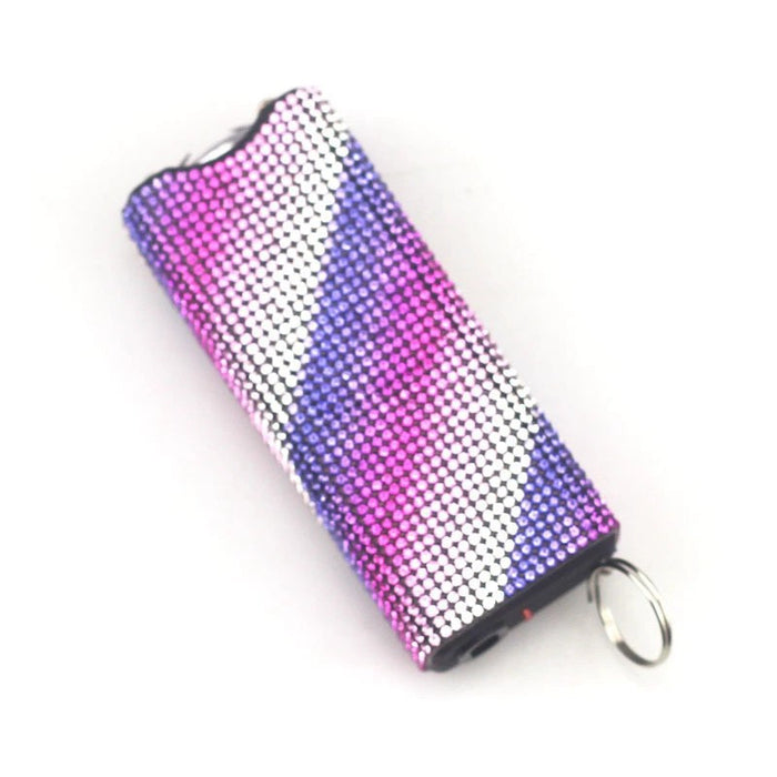 Wholesale Plastic Diamond Multi-function Flashlight Keychain JDC-KC-TouMS063