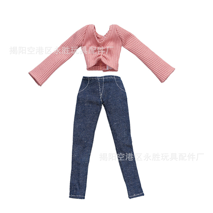 Wholesale Autumn clothes,  fresh and simple clothing mini design baby clothes girls'  toys