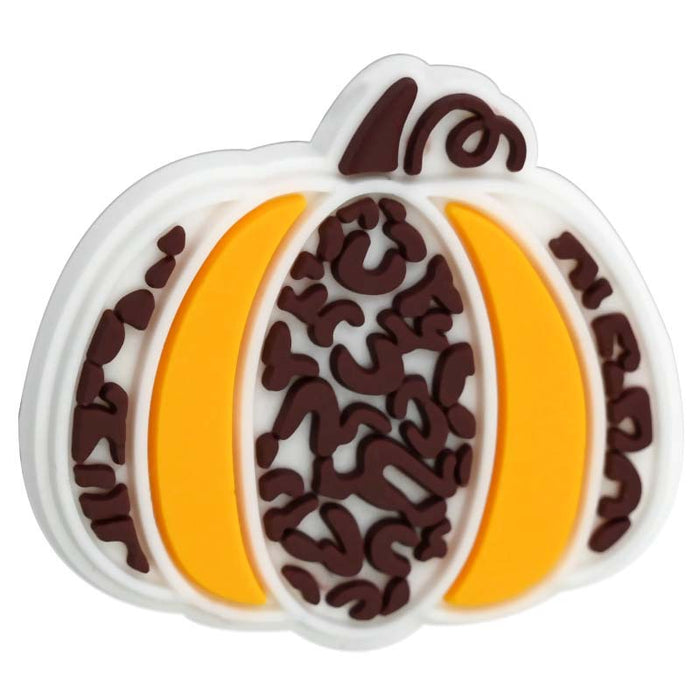 Wholesale Beaded Accessories Beaded Pen DIY Material Pvc Soft Glue Accessories Pumpkin Focus Bead Focalbead