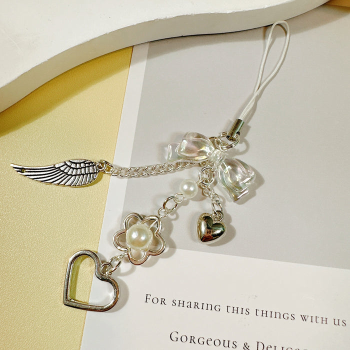 Wholesale Bow, Love, Wings, Pendant, Mobile Phone Chain, Versatile Bag, Gouka Chain