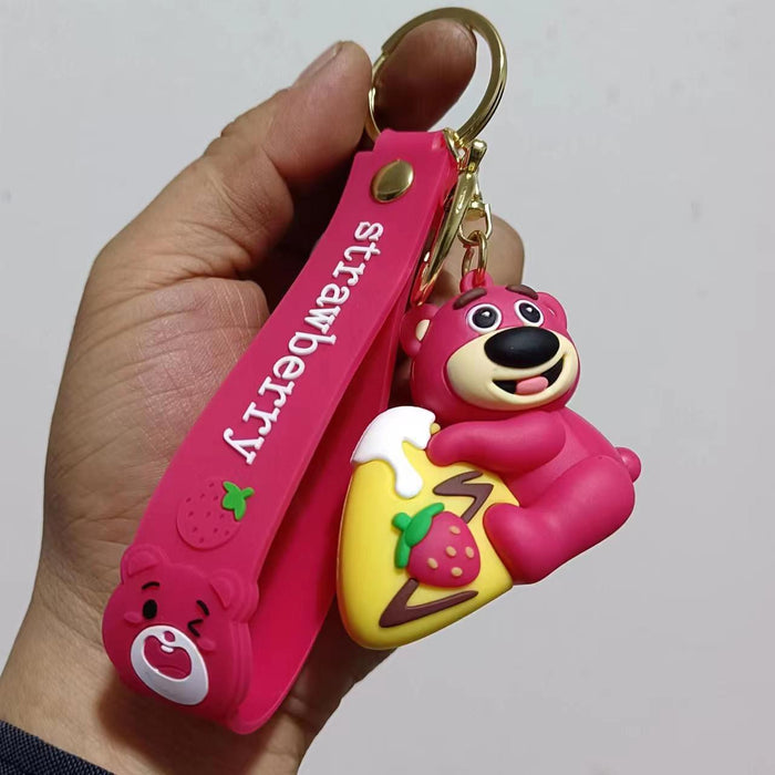 Wholesale Cartoon Silicone Doll Keychain JDC-KC-KuangK023